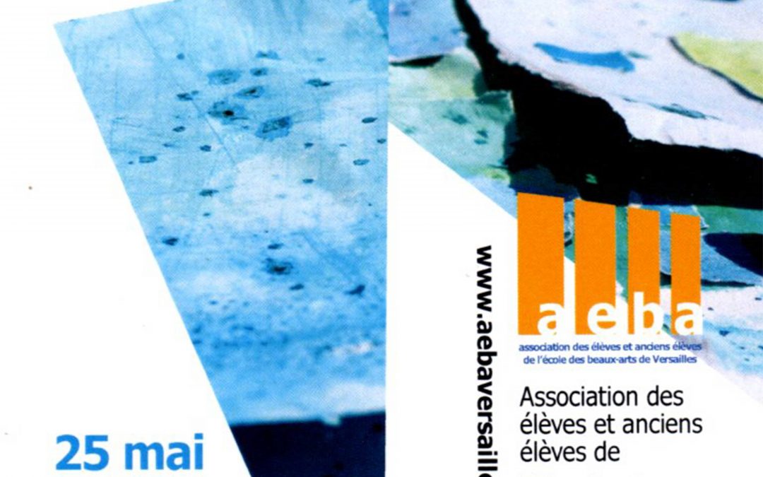 L&rsquo;Eau – Orangerie du domaine de Madame Elisabeth du 25 mai au 9 juin 2019